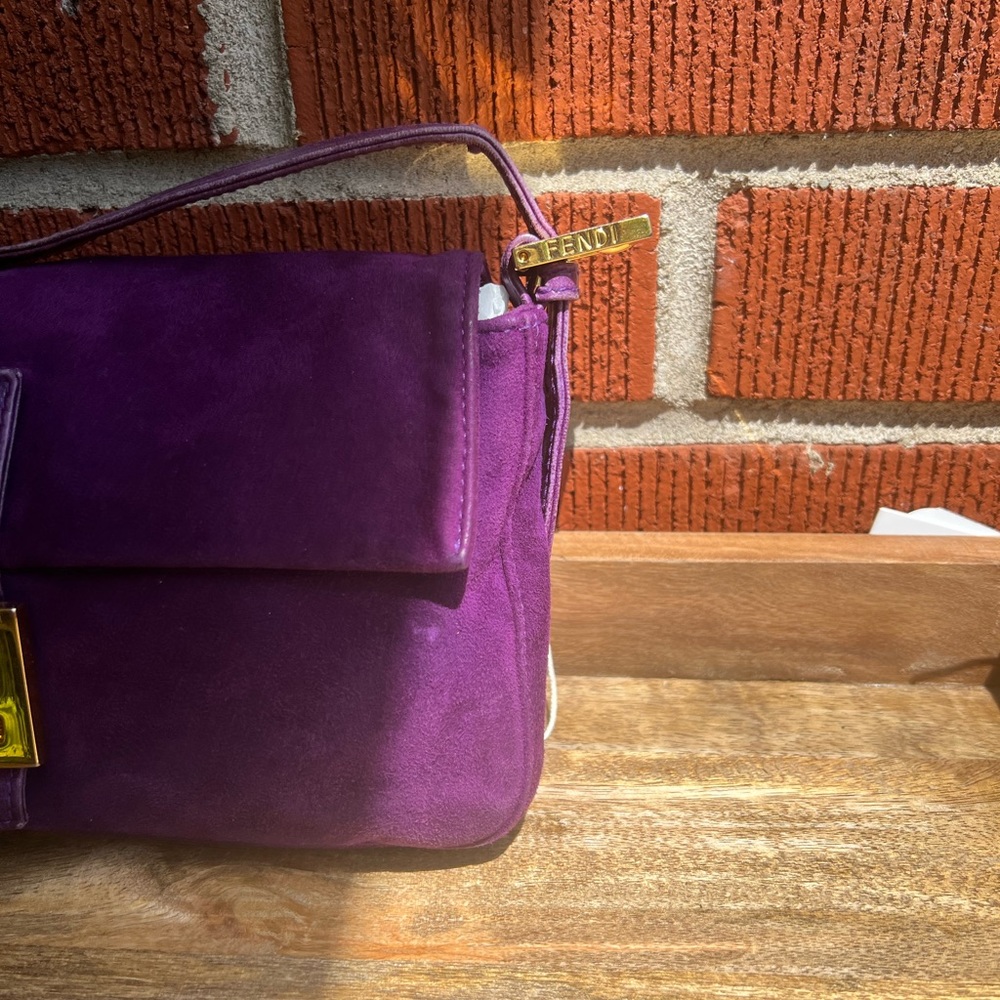 Fendi Purple Baguette Vintage - Picture 10 of 11